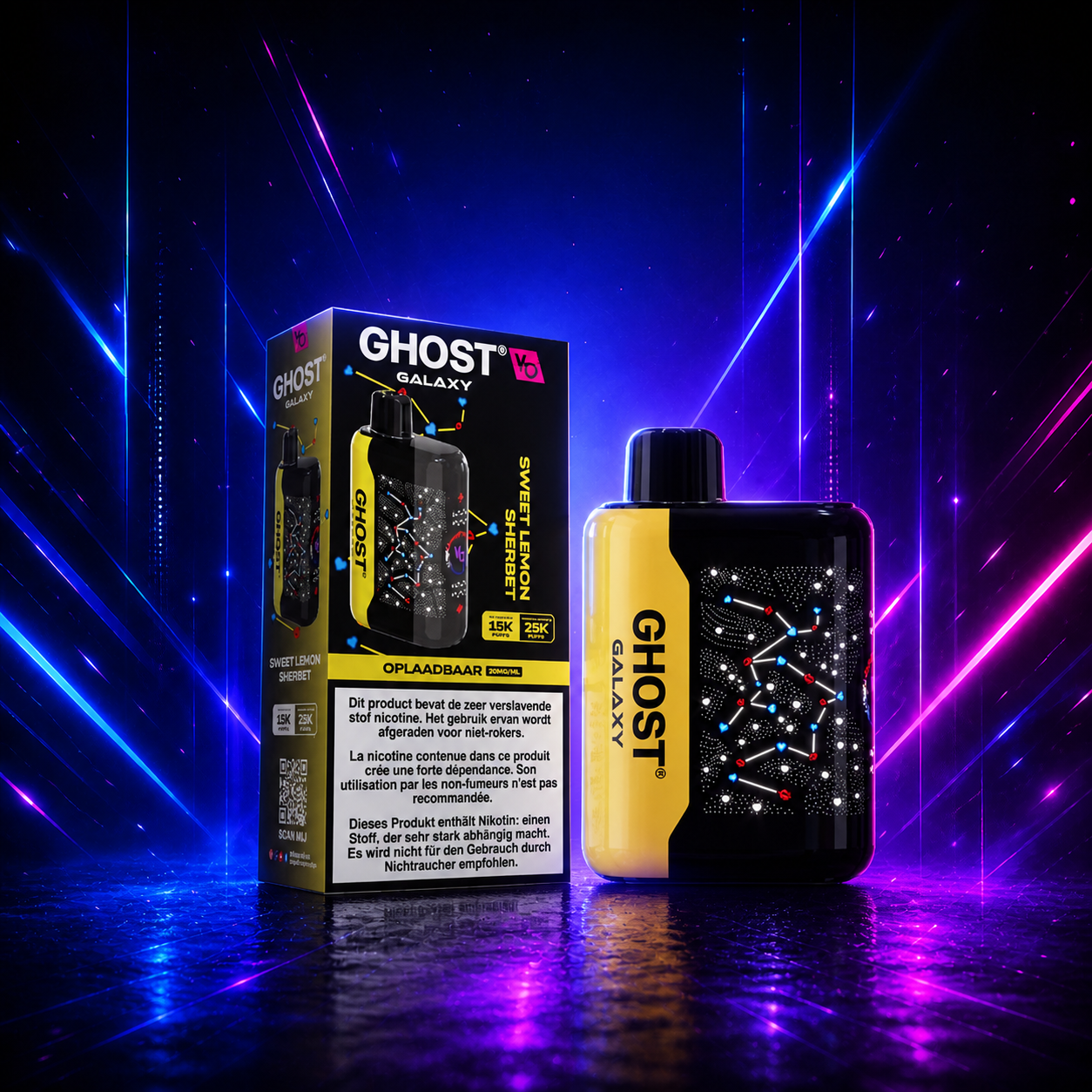 Ghost Galaxy 25K puffs - vape descartavel portugal