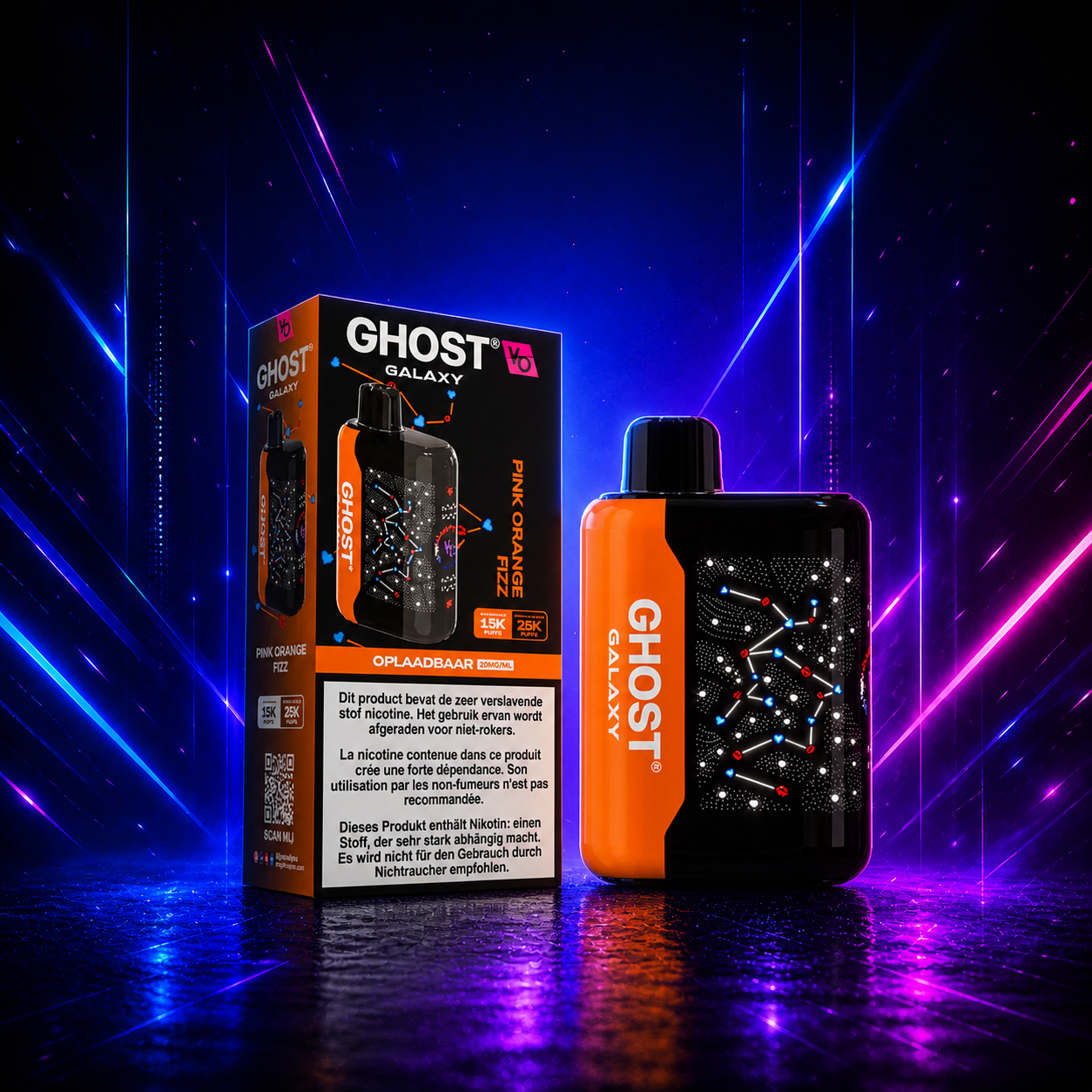 Ghost Galaxy 25K puffs - vape descartavel portugal