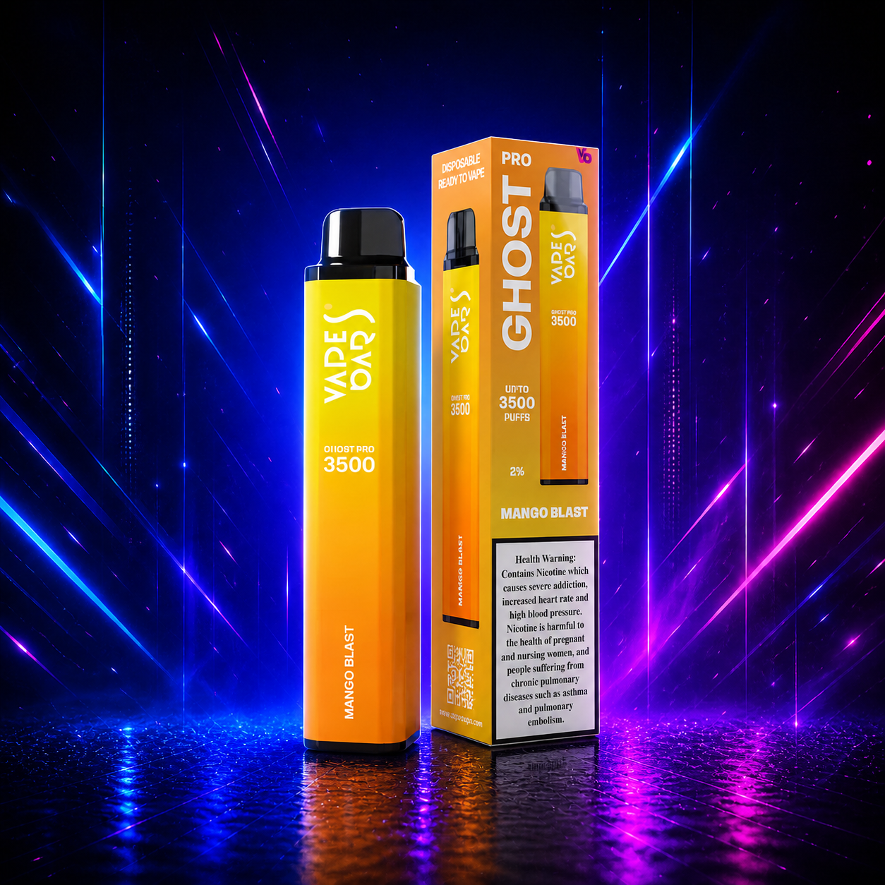 Ghost Pro 3500 puffs- vape descartavel portugal