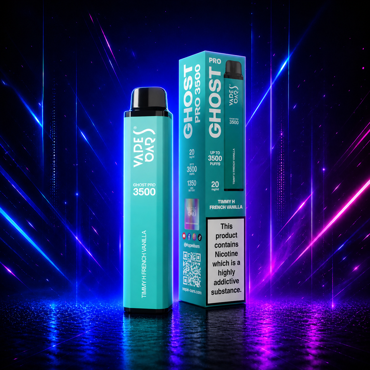 Ghost Pro 3500 puffs- vape descartavel portugal
